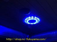 12V LED シーリングライト φ22 cm 青/電球色　クリアレンズ
