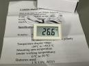 小型液晶温度計(測定範囲-49℃～+49.8℃)